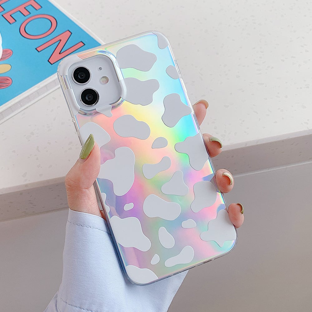 Holographic Zebra iPhone Case