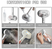 Pet Grooming Spray Brush for Cats & Dogs