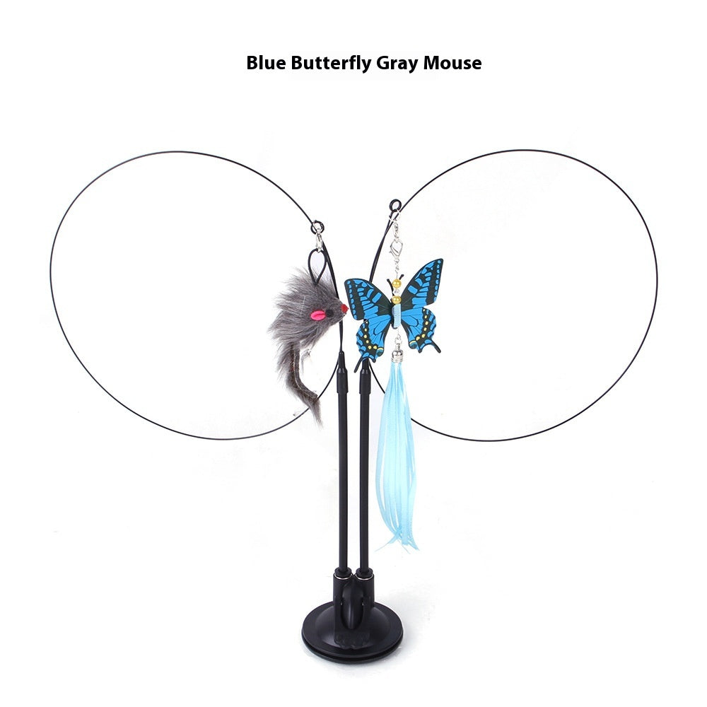Suction-Cup Cat Teaser Toy
