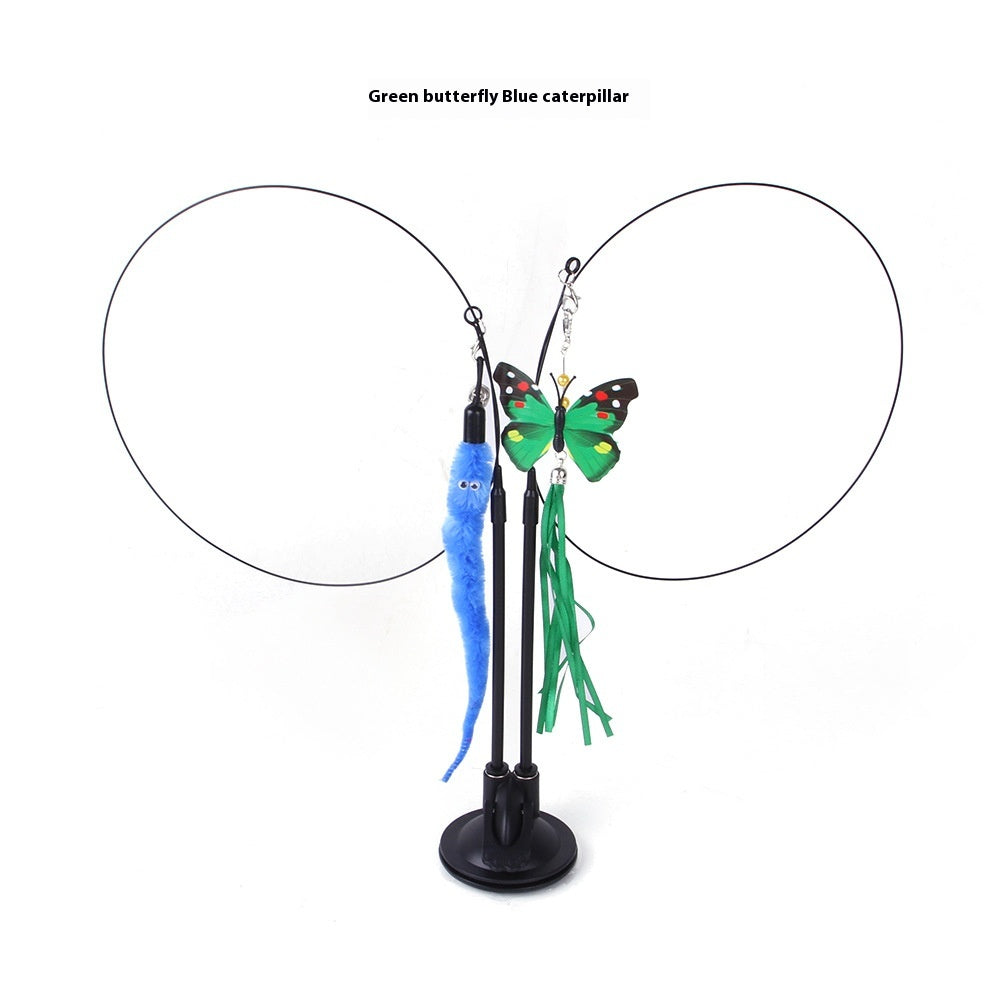 Suction-Cup Cat Teaser Toy