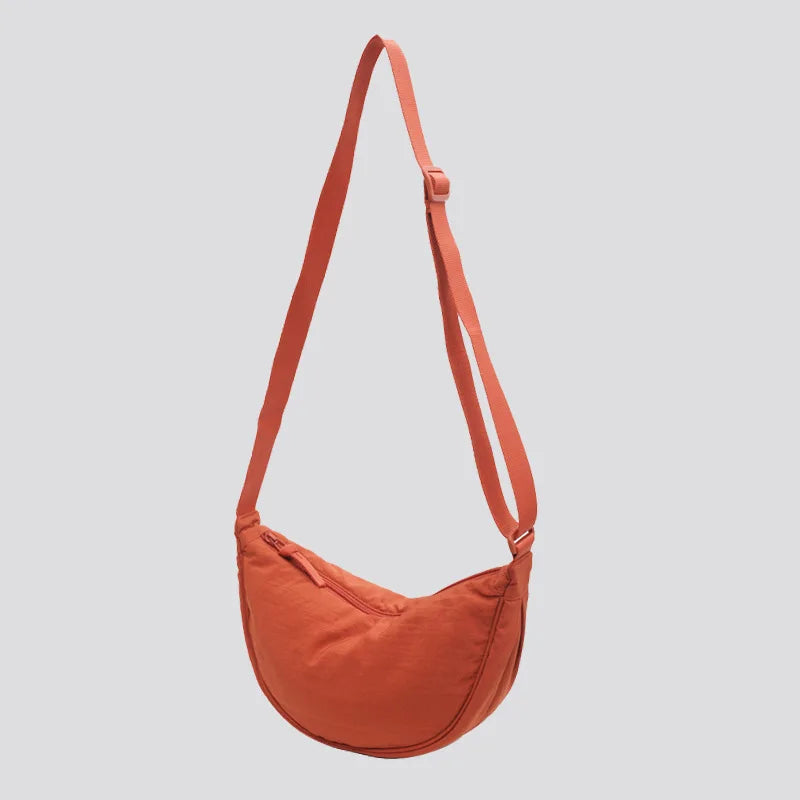 Nylon Crossbody Tote Bag