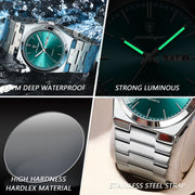 POEDAGAR Men's Luminous Quartz Watch – product view 3