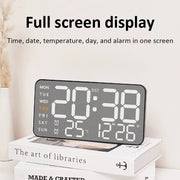 Mirror Finish Digital Wall Clock