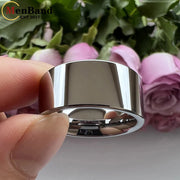10–12mm Wide Tungsten Ring