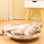 Oval Corrugated Cardboard Cat Scratcher