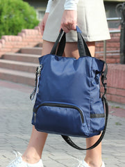 3-in-1 Nylon Backpack, Tote and Shoulder Bag – detail view 4