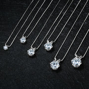 Moissanite Solitaire Pendant Necklace