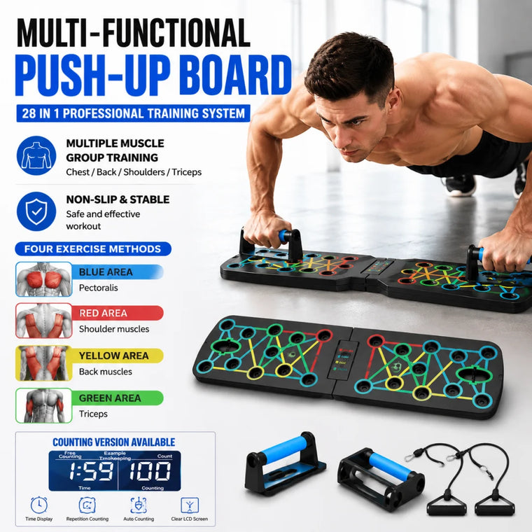 Portable Push-Up Training Board