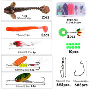 Sougayilang Baitcasting Travel Fishing Kit