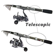 Sougayilang Telescopic Spinning Fishing Combo