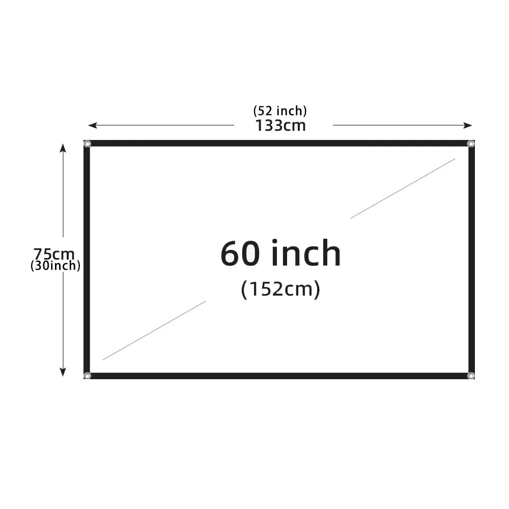 MIXITO Foldable Projector Screen – product view 13