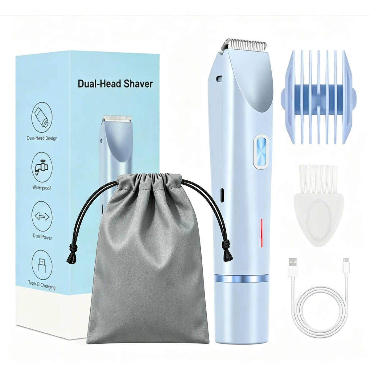 Women's Dual-Head Electric Shaver