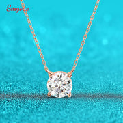 Knobspin Solitaire Pendant Necklace