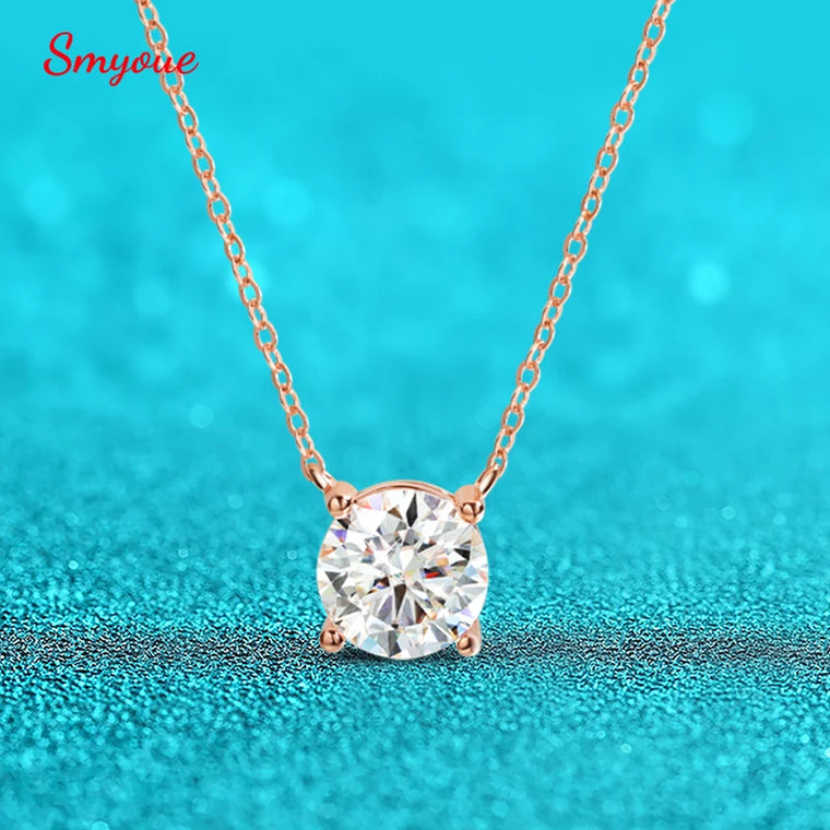 Knobspin Solitaire Pendant Necklace