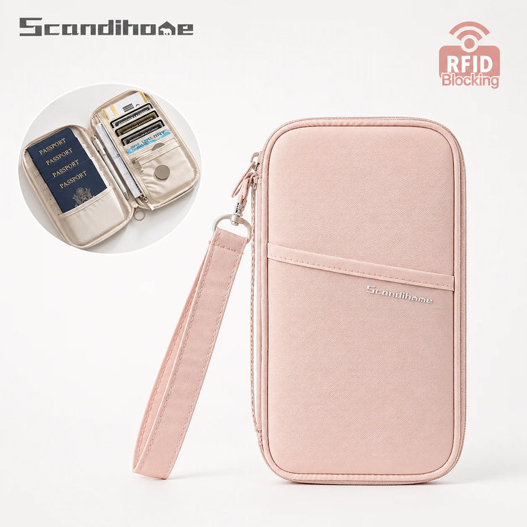 RFID Passport Holder Travel Wallet