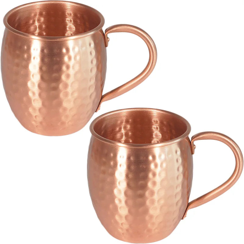 350mL Solid Copper Mug Set
