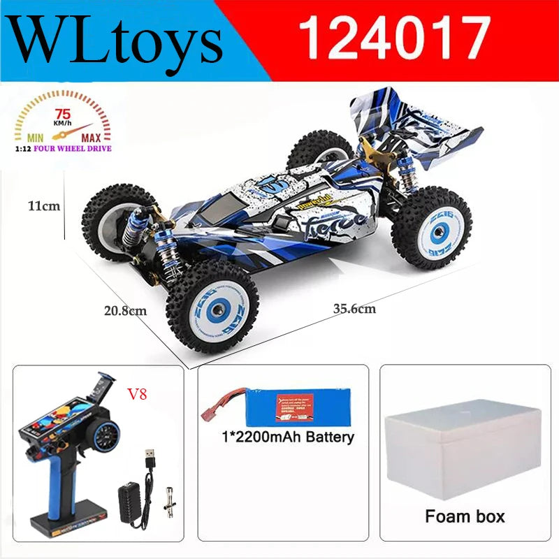 WLTOYS 124017 V8 4WD RC Car