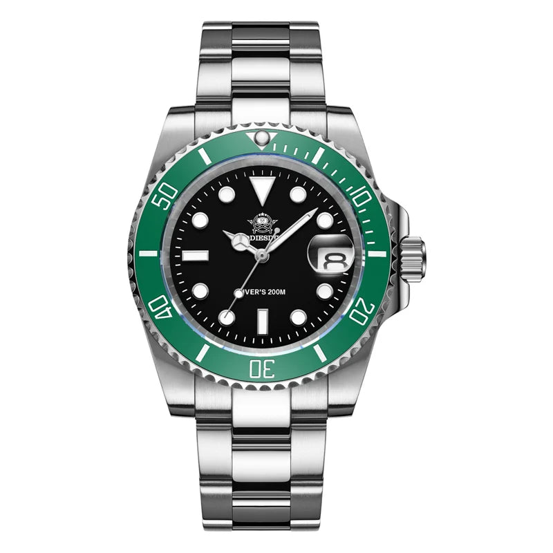 ADDIESDIVE Stainless Steel Quartz Watch