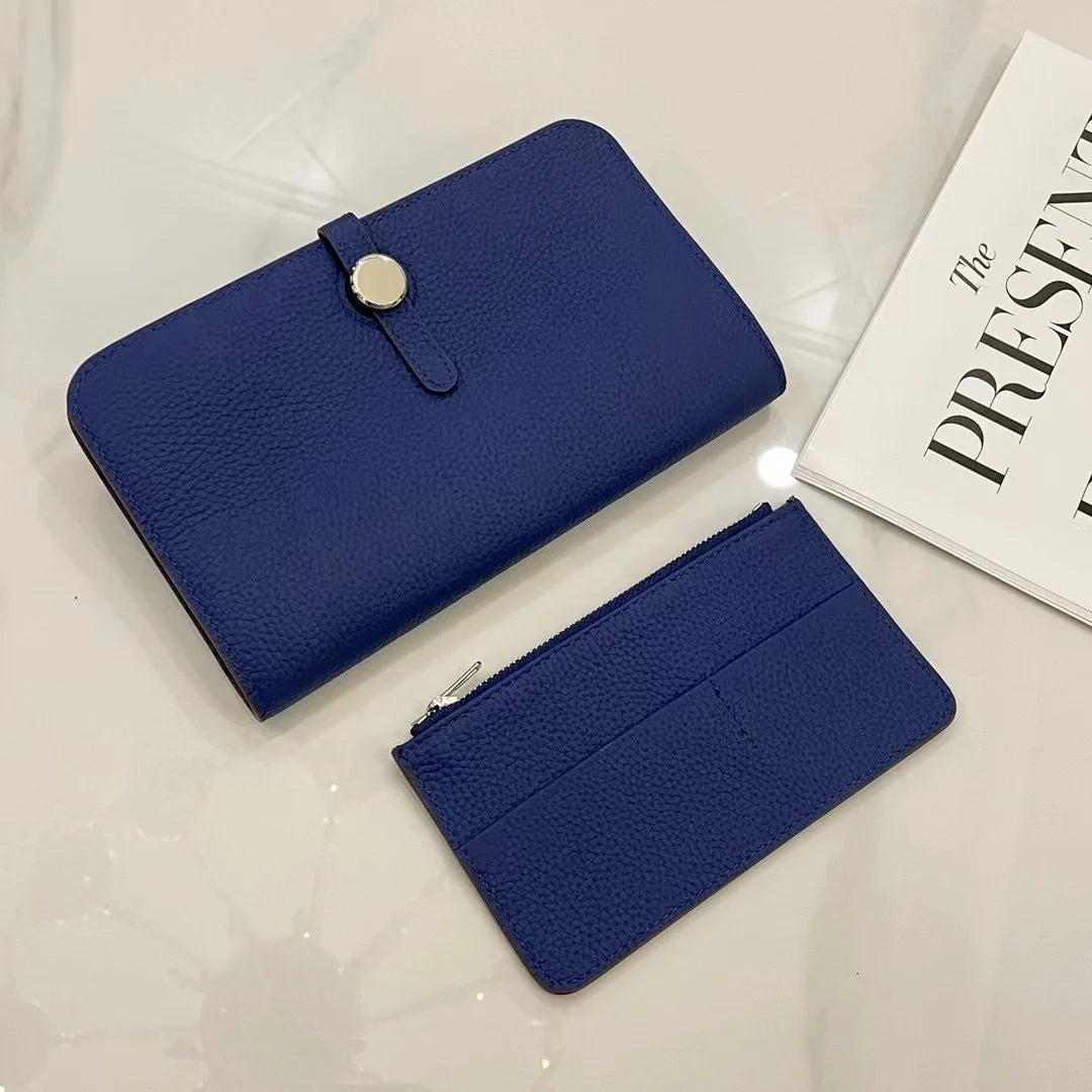 Bison Denim Genuine Leather Compact Bifold Wallet