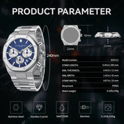 SAPPHERO Men's Quartz Chronograph Watch