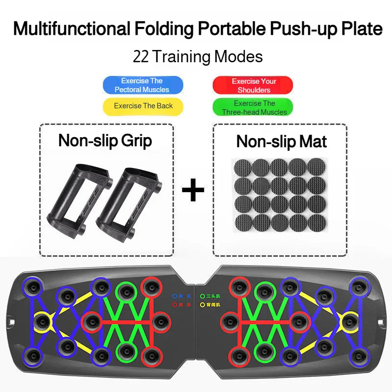 Portable Push-Up Training Board