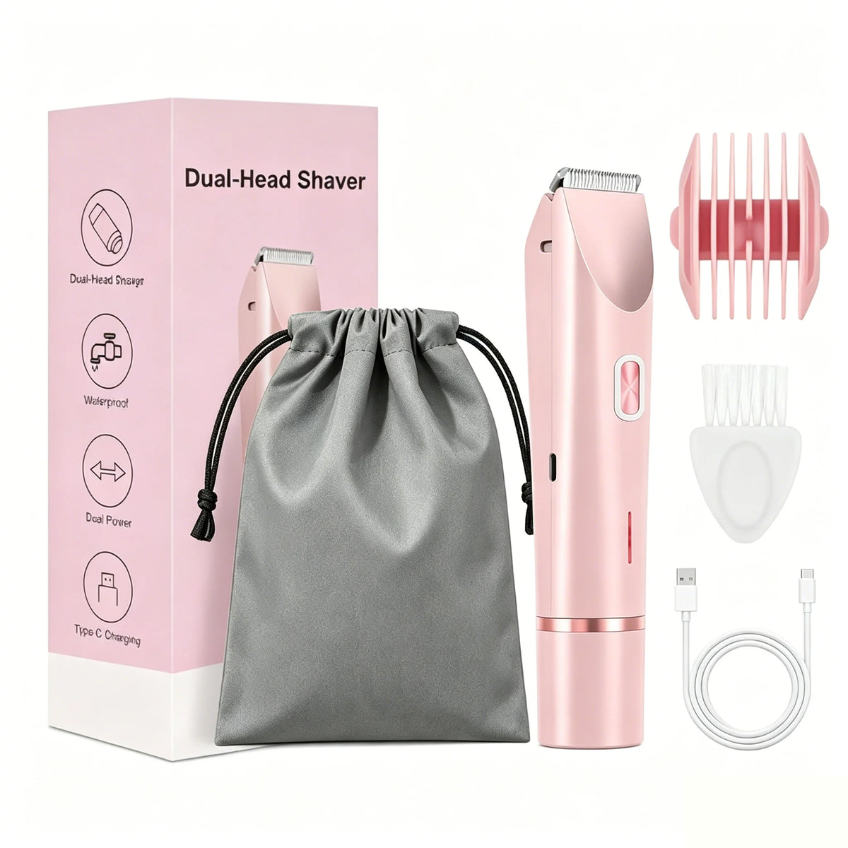 Women's Dual-Head Electric Shaver