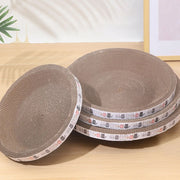 Oval Corrugated Cardboard Cat Scratcher