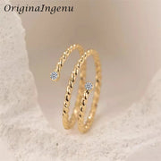 14K Gold-Filled Moissanite Band Ring