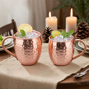 350mL Solid Copper Mug Set