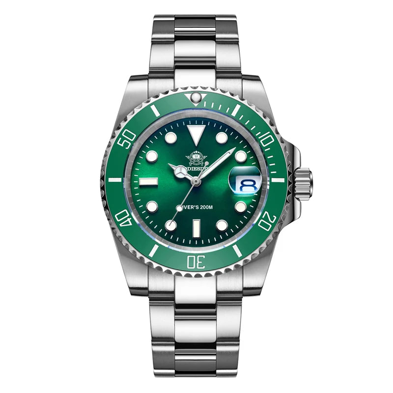 ADDIESDIVE Stainless Steel Quartz Watch