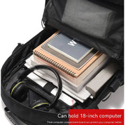 Large Travel Backpack with Shoe Compartment – detail view 4
