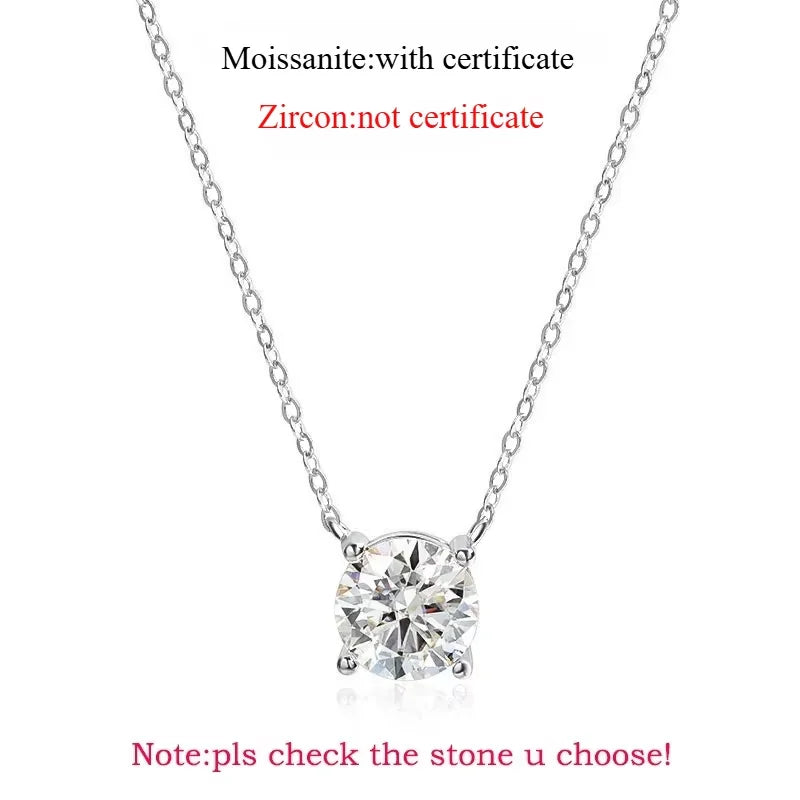 Knobspin Solitaire Pendant Necklace