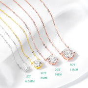 Knobspin Solitaire Pendant Necklace