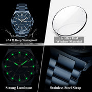 POEDAGAR Men's Sport Quartz Watch