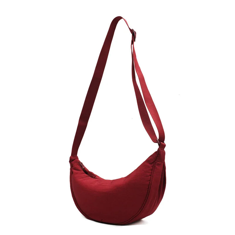 Nylon Crossbody Tote Bag