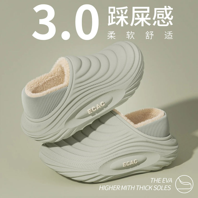 Water-Resistant Cotton House Slippers