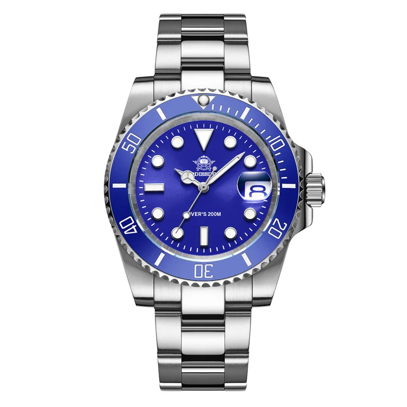 ADDIESDIVE Stainless Steel Quartz Watch