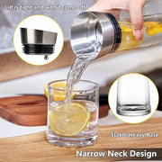 Glass Pitcher with Lid