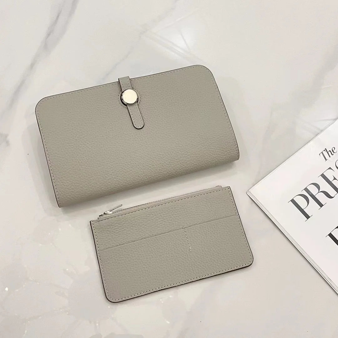 Bison Denim Genuine Leather Compact Bifold Wallet