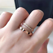 Sterling Silver Pave Zirconia Ring