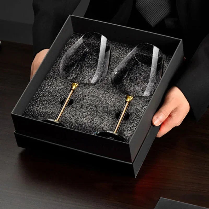 Elegant Stemmed Wine Glasses