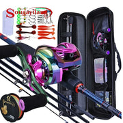 Sougayilang Baitcasting Travel Fishing Kit