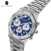 SAPPHERO Men's Quartz Chronograph Watch