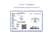 Sterling Silver Crystal Square Ring
