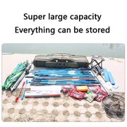 Multi-Layer Fishing Rod Carrier Bag