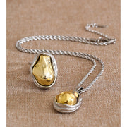 Baroque Pearl-Style Jewelry Set