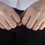 Cubic Zirconia Wave Jewelry Collection