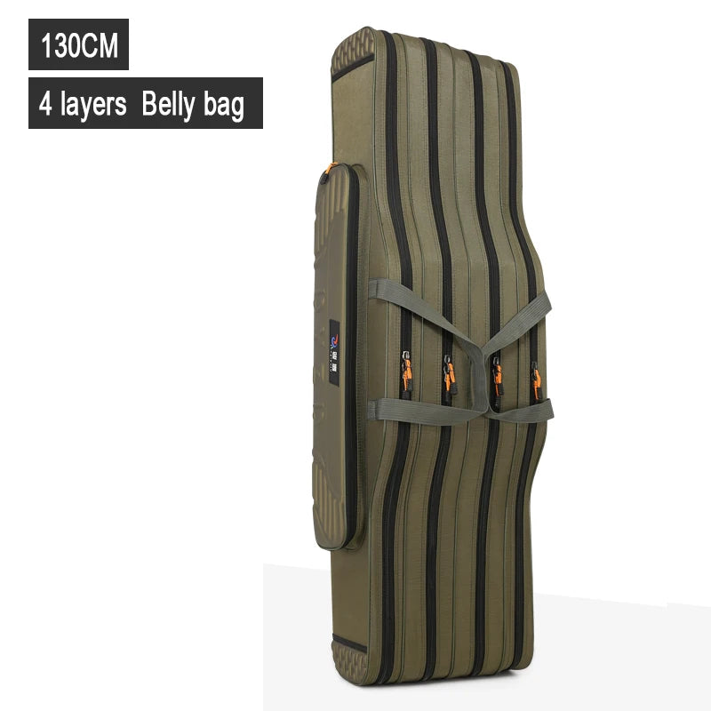 Multi-Layer Fishing Rod Carrier Bag