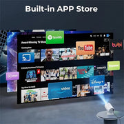 HY300 Portable Android Projector – product view 2