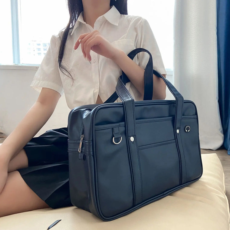 Preppy Nylon Shoulder Bag